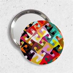 Colorful Shapes                               2 25  Handbag Mirror by LalyLauraFLM