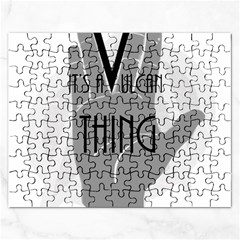 It s A Vulcan Thing Rectangular Jigsaw Puzzl by Howtobead
