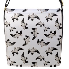 Birds Pattern Photo Collage Flap Messenger Bag (s) by dflcprints