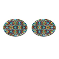 Pattern-16 Cufflinks (oval) by ArtworkByPatrick