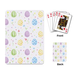 Easter Pattern Playing Card by Valentinaart