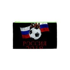 Russia Football World Cup Cosmetic Bag (xs) by Valentinaart