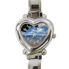 Isla Puerto Rico Heart Italian Charm Watch by StarvingArtisan