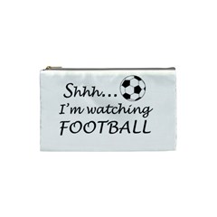 Football Fan  Cosmetic Bag (small)  by Valentinaart