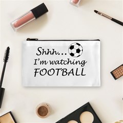Football Fan  Cosmetic Bag (small)  by Valentinaart