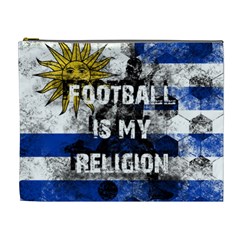 Football Is My Religion Cosmetic Bag (xl) by Valentinaart