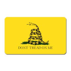 Gadsden Flag Don t Tread On Me Magnet (rectangular) by snek