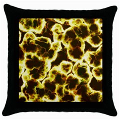 Abstract Pattern Throw Pillow Case (black) by Sapixe