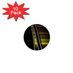 Abstract Multicolor Vectors Flow Lines Graphics 1  Mini Buttons (10 Pack)  by Sapixe