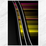 Abstract Multicolor Vectors Flow Lines Graphics Canvas 12  x 18   11.88 x17.36  Canvas - 1