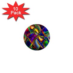 Abstract Digital Art 1  Mini Magnet (10 Pack)  by Sapixe