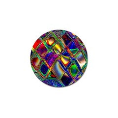 Abstract Digital Art Golf Ball Marker (4 Pack) by Sapixe
