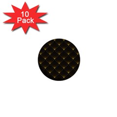 Abstract Stripes Pattern 1  Mini Buttons (10 Pack)  by Sapixe