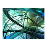 Abstract Double Sided Flano Blanket (Mini)  35 x27  Blanket Front