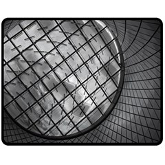 Architecture Roof Structure Modern Double Sided Fleece Blanket (medium)  by Sapixe