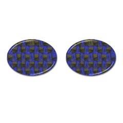 Basket Weave Cufflinks (oval) by Sapixe