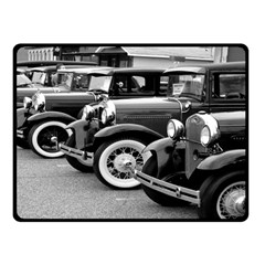 Vehicle Car Transportation Vintage Fleece Blanket (small) by Nexatart