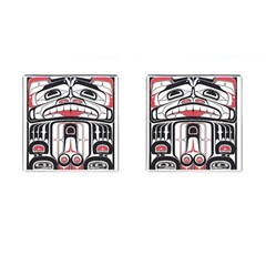 Ethnic Traditional Art Cufflinks (square) by Sapixe