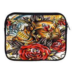 Flower Art Traditional Apple Ipad 2/3/4 Zipper Cases by Sapixe