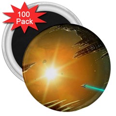 Future City 3  Magnets (100 Pack) by Sapixe