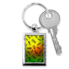 Insect Pattern Key Chains (rectangle)  by Sapixe