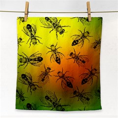 Insect Pattern Face Towel by Sapixe