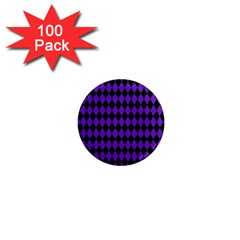 Jester Purple 1  Mini Magnets (100 Pack)  by jumpercat