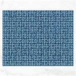 Blue Triangulate Rectangular Jigsaw Puzzl Front