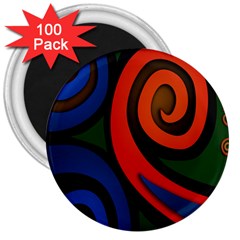 Simple Batik Patterns 3  Magnets (100 Pack) by Sapixe