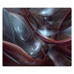 Shells Around Tubes Abstract Double Sided Flano Blanket (Small)  50 x40  Blanket Back