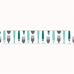 Spoon Fork Knife Pattern Small Bar Mats by Sapixe