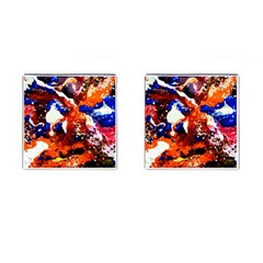 Smashed Butterfly 1 Cufflinks (square) by bestdesignintheworld