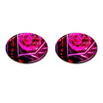 Calligraphy 2 Cufflinks (Oval) Front(Pair)
