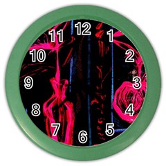 Calligraphy Color Wall Clocks by bestdesignintheworld