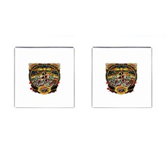 Tattoo Art Print Traditional Artwork Lighthouse Wave Cufflinks (square) by Sapixe