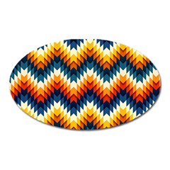 The Amazing Pattern Library Oval Magnet by Sapixe
