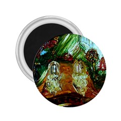 Royal Marine With Stone Lions 2 25  Magnets by bestdesignintheworld