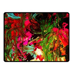 Sunset At The Footage Of Fudjiyama Fleece Blanket (small) by bestdesignintheworld