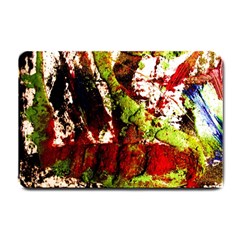 Collosium   Swards And Helmets 4 Small Doormat  by bestdesignintheworld