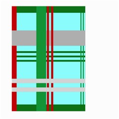 Christmas Plaid Backgrounds Plaid Large Garden Flag (two Sides) by Sapixe