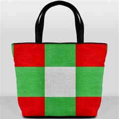 Fabric Christmas Colors Bright Bucket Bags by Sapixe
