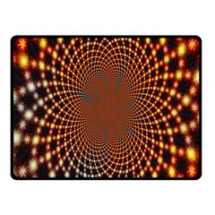 Pattern Texture Star Rings Fleece Blanket (small) by Sapixe