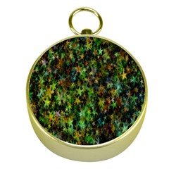 Star Abstract Advent Christmas Gold Compasses by Sapixe