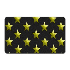 Stars Backgrounds Patterns Shapes Magnet (rectangular) by Sapixe