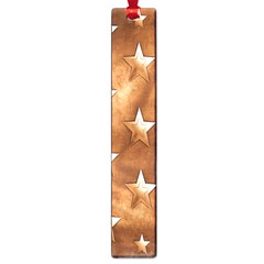 Stars Brown Background Shiny Large Book Marks by Sapixe