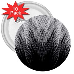 Feather Graphic Design Background 3  Buttons (10 Pack)  by Sapixe