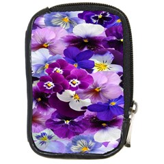 Graphic Background Pansy Easter Compact Camera Cases by Sapixe