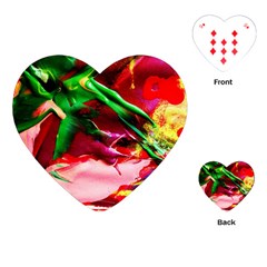 Red Cross 4 Playing Cards (heart)  by bestdesignintheworld
