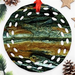 Tree In Highland Park Round Filigree Ornament (two Sides) by bestdesignintheworld