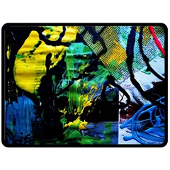 Rumba On A Chad Lake 10 Double Sided Fleece Blanket (large)  by bestdesignintheworld